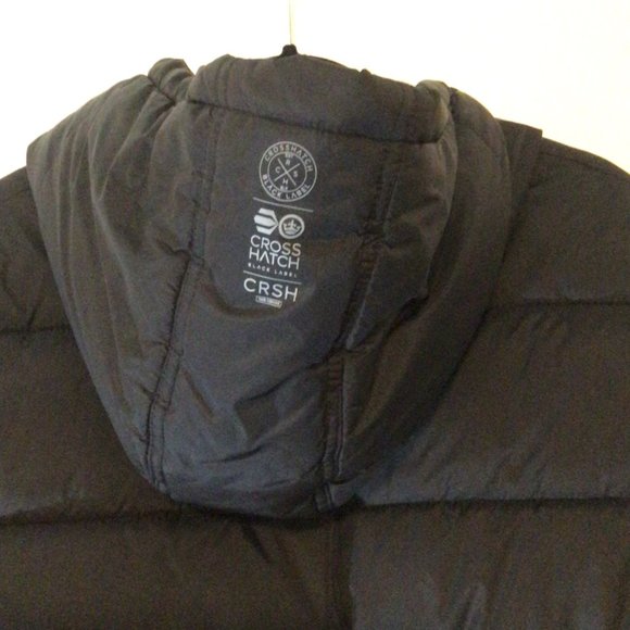 CROSS HATCH Black Puffer Coat - Picture 4 of 6